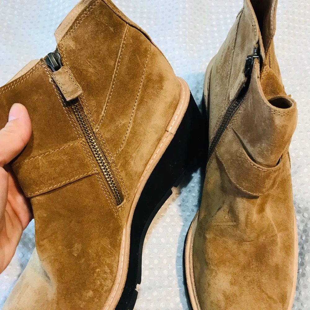 Eileen Fisher cargo leather Platform in brown